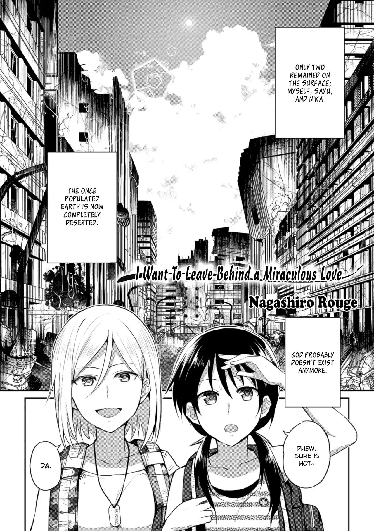 Nagashiro Rouge] Kiseki no Suki o Nokoshitai | I Want To Leave Behind a  Miraculous Love (2D Comic Magazine Yuri Ninshin Vol. 3) [English] [u  Scanlations] [Digital] - Hentai.name