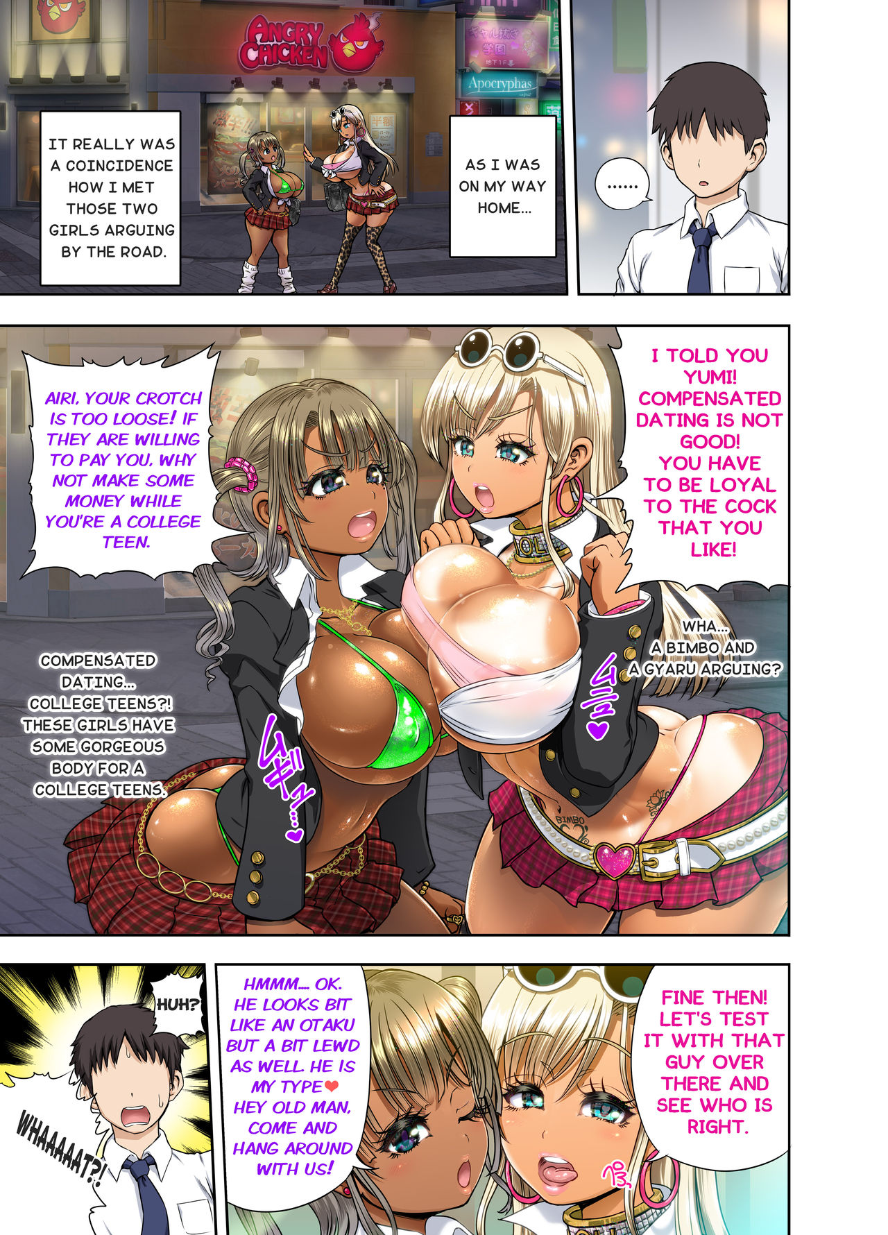 Rebis] Gyaru vs Bimbo (COMIC saseco Vol. 1) [English] - Hentai.name