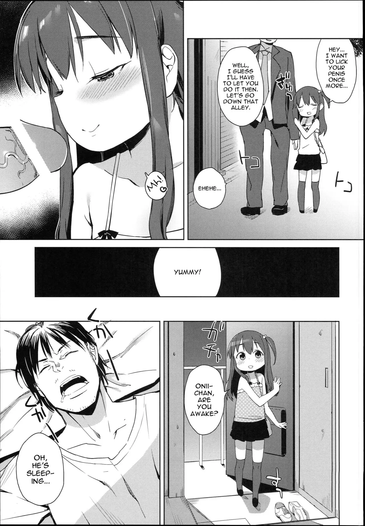 C90) [Meshikutteneru. (Atage)] Ironna Ojisan to Yacchauko | A Girl Who Has  Sex With Various Old Men [English] [ATF] - Hentai.name