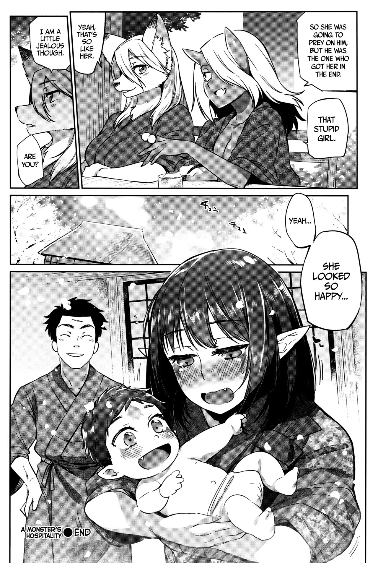 Mizone] Ayakashi no Omotenashi | A Monster's Hospitality (COMIC BAVEL  2016-08) [English] =TLL + CW= - Hentai.name