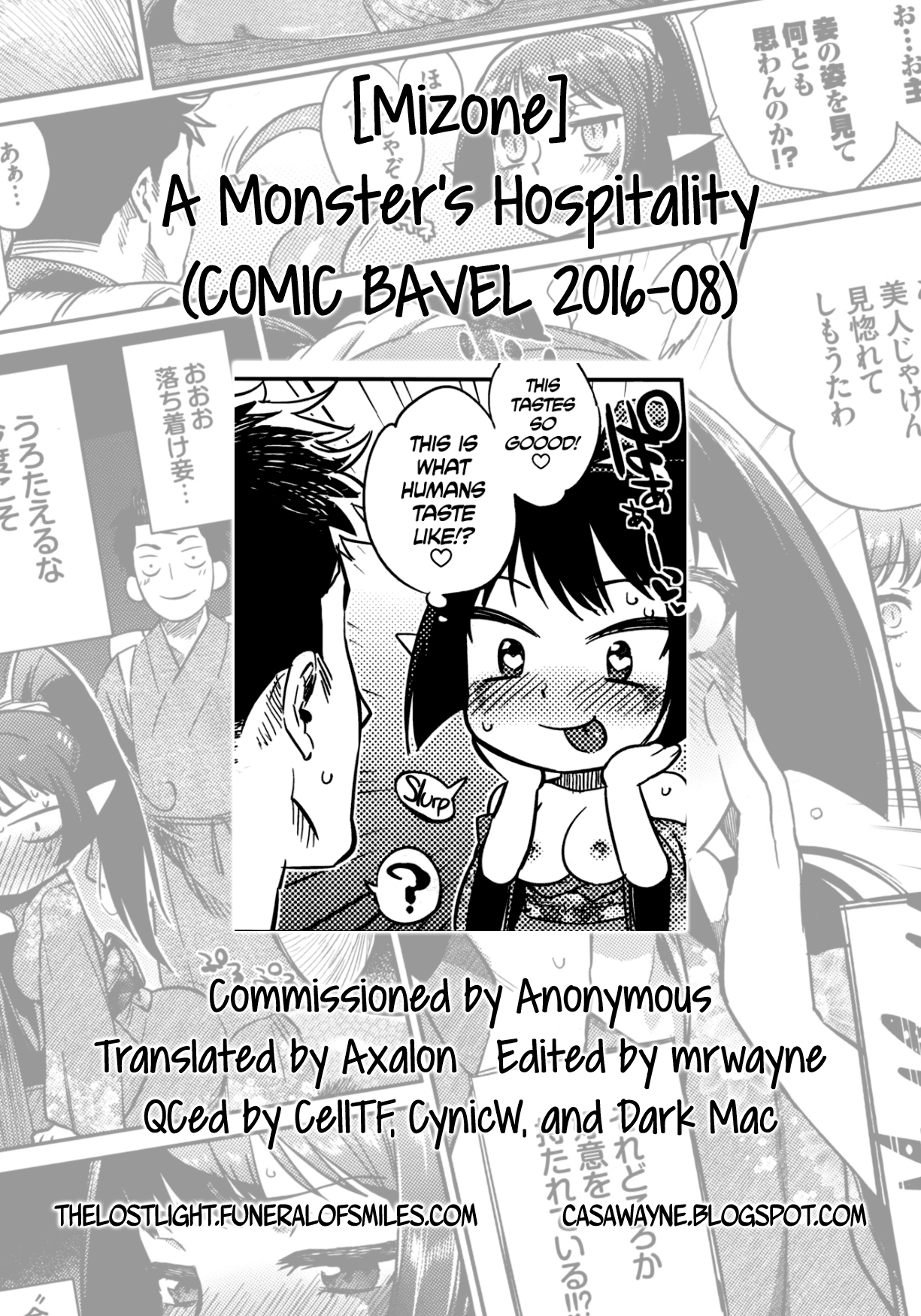 Mizone] Ayakashi no Omotenashi | A Monster's Hospitality (COMIC BAVEL  2016-08) [English] =TLL + CW= - Hentai.name