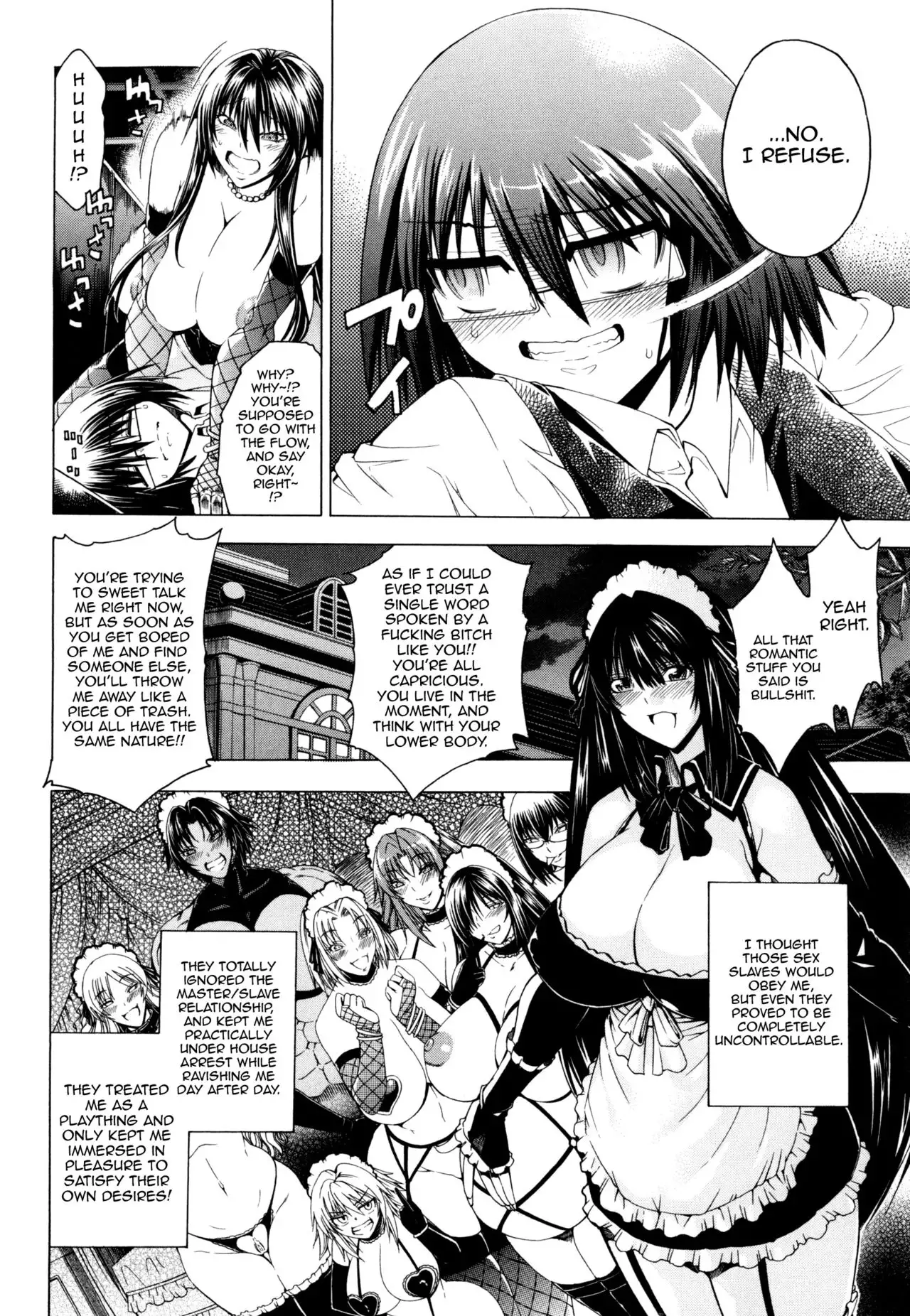 Aoyama Akira] Koko wa Bitch gai !! - Here is a Bitch Street [English]  [desudesu + SaHa + doujin-moe.us] - Hentai.name