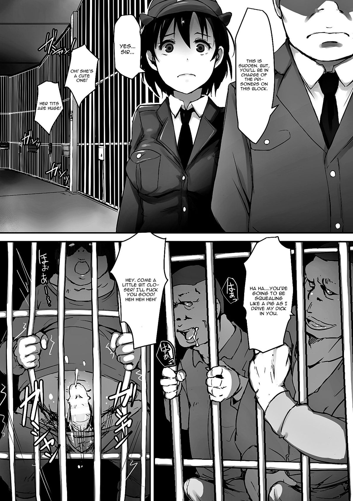 Prison rape hentai