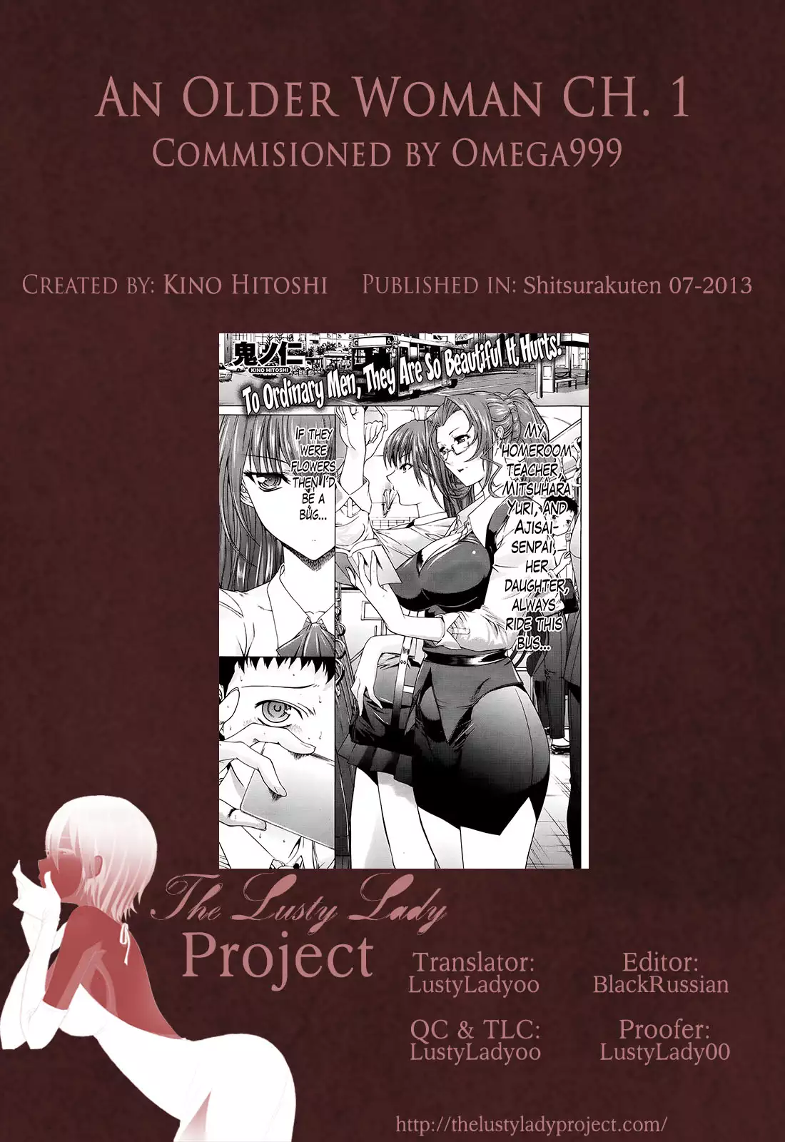 Kino Hitoshi] Toshiue no Josei | An Older Woman [English] [The Lusty Lady  Project] - Hentai.name