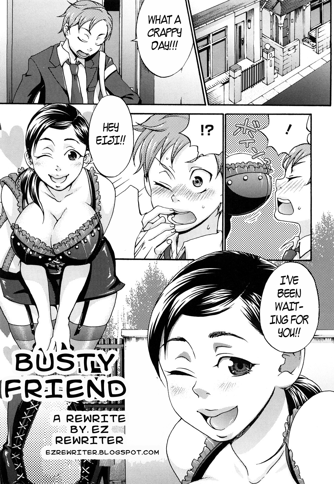 Busty Friend [English] [Rewrite] [EZ Rewriter] - Hentai.name