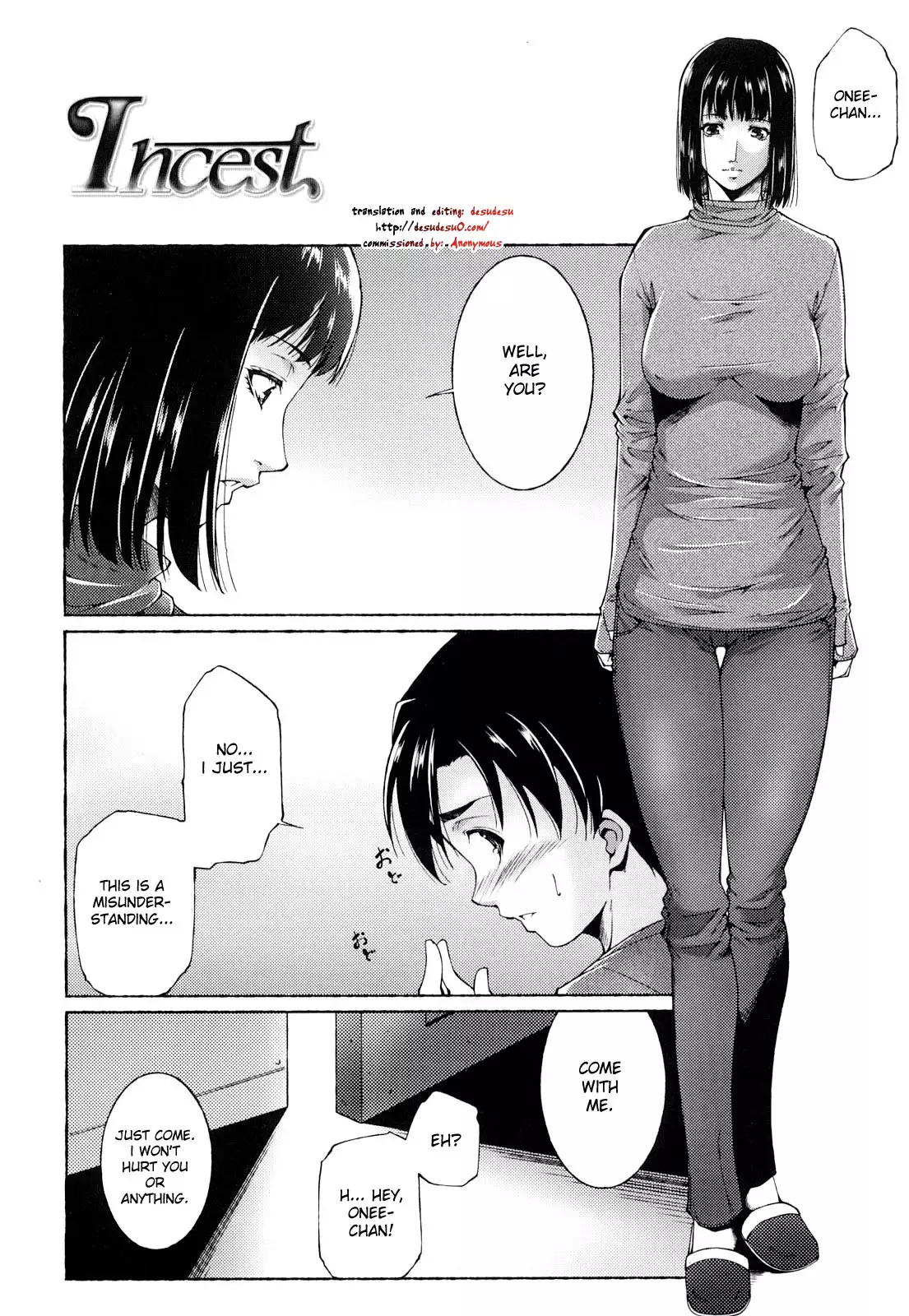 Incest chan Touma Itsuki] Incest (Ane-sama Inkou - Sister's Sexy Smell) [English]  [desudesu] [Decensored] - Hentai.name