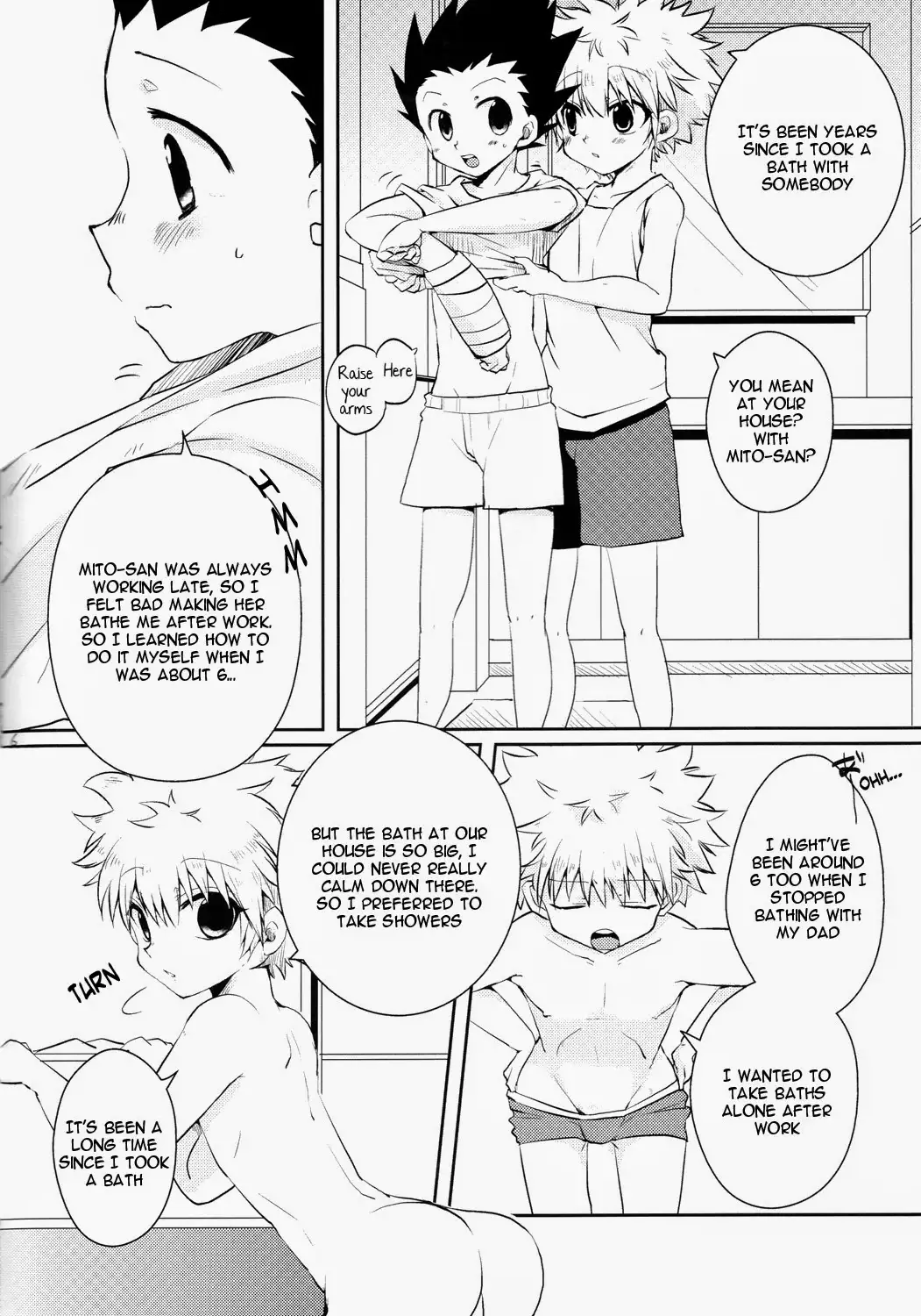 Shota Scratch 24) [MiUMiU (Amin)] Sei Kurabe!! | Comparing Sex!! (Hunter x  Hunter) [English] [HXH-Doujinshilivejournal] - Hentai.name