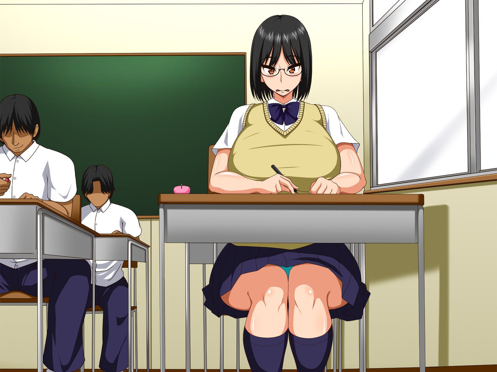 Chikan de Otoshita Kanojo to Dosukebe Deito Majime + Chikan = Megane Musume...