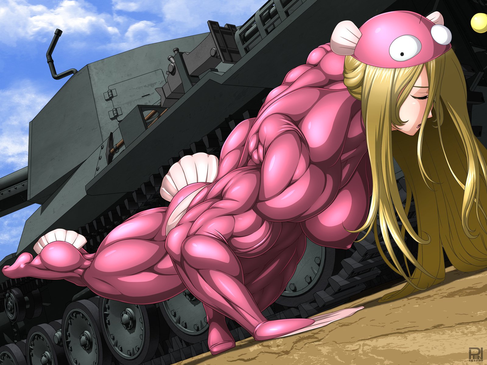 Girls and tanks hentai фото 83