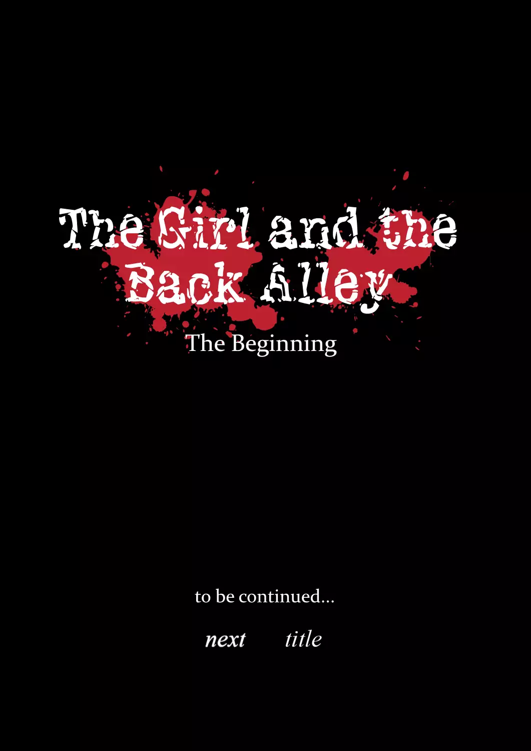 The Girl and the Back Alley 0.9 - 3.1 - Hentai.name