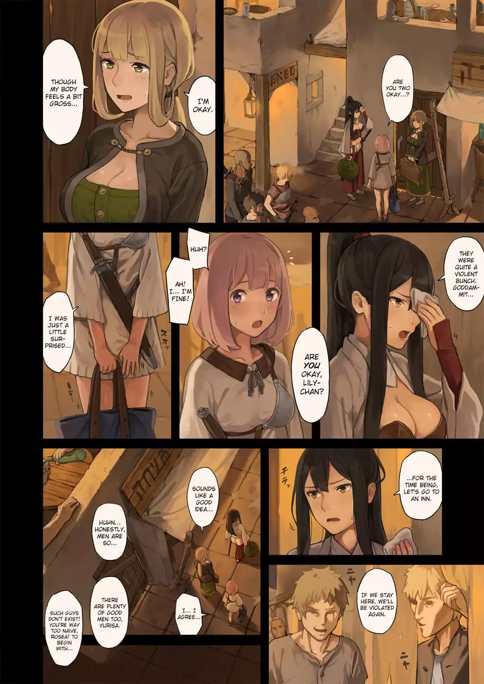 When Female Adventurers Stop at an Oasis in a Desert... - Hentai.name