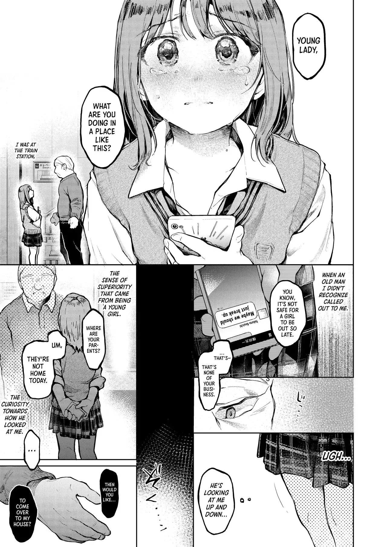 Hoshi ni Kaeru! (Tarazoo)] Oji-san to. ~Watanabe Marin no Baai~ | With an Old  Guy. ~The Case of Watanabe Marin~ [English] =LWB= [Digital] - Hentai.name