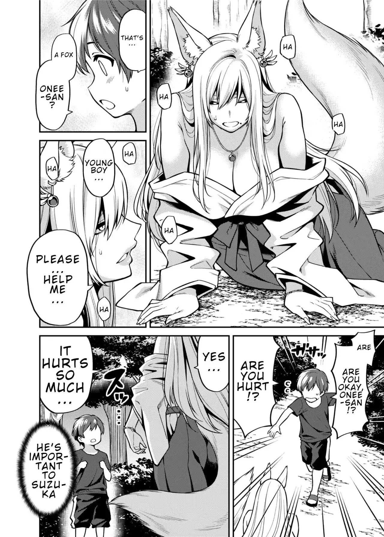 Uchuusen Shoujigou (Shouji Nigou)] Takkun to Kitsune no Onee-san | Takkun  and the Fox Onee-san [English][Digital] - Hentai.name