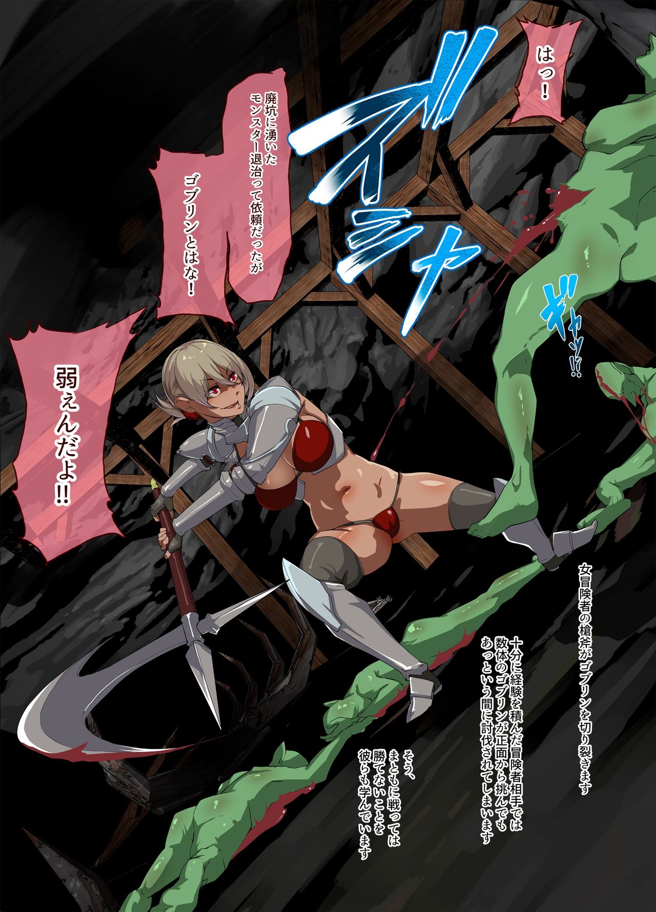 Female Adventurer A x Goblin - Hentai.name