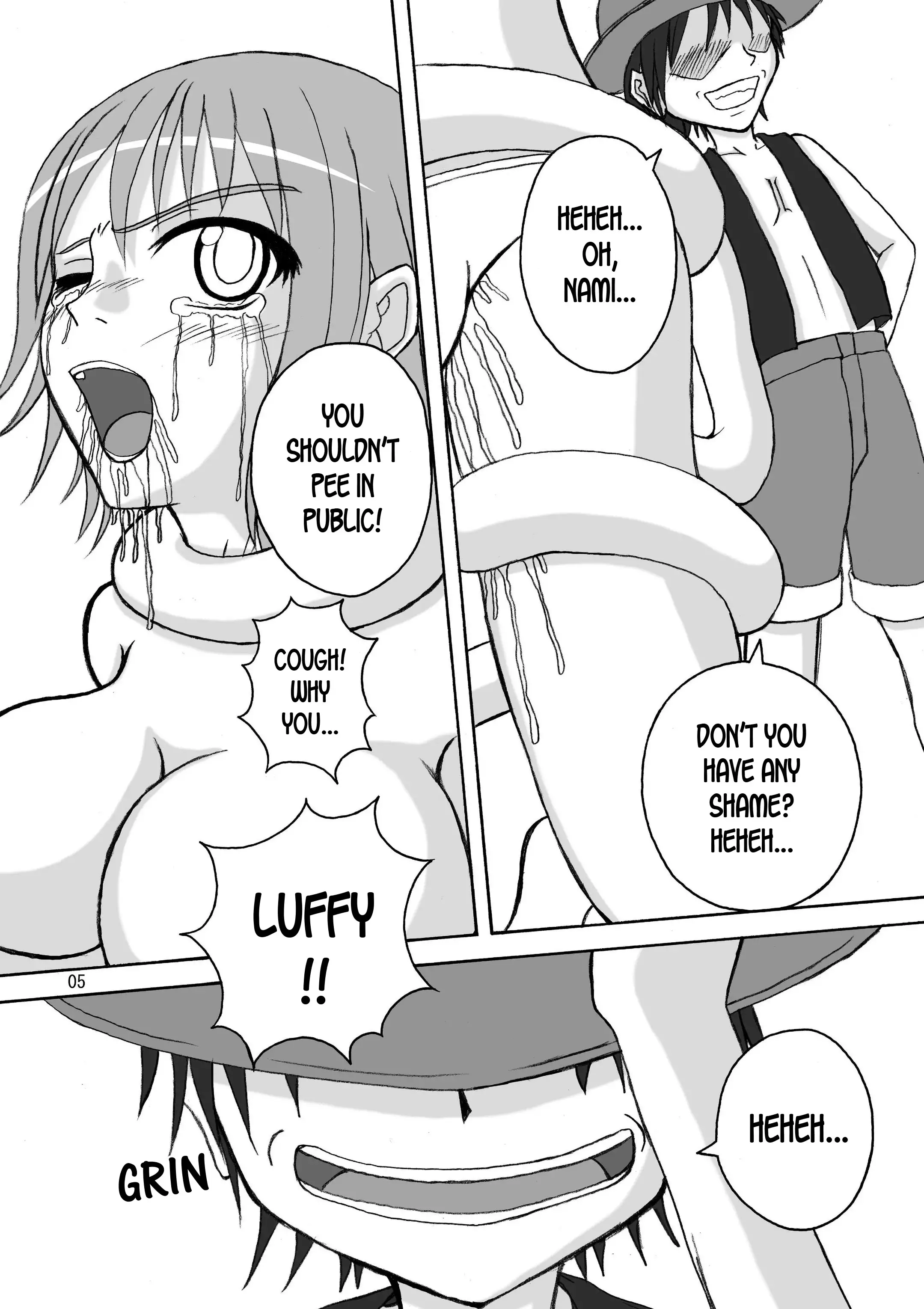 hentai pee nami Jump Tales 5 San P Nami Baku More Condom Nami vs Gear3 vs Marunomi Hebihime  - Hentai.name