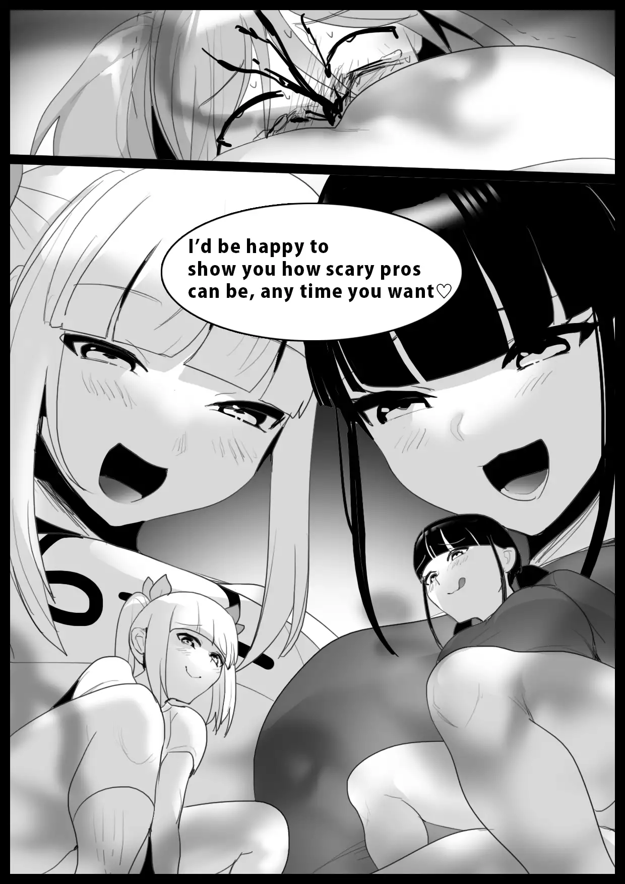 Girls Beat! Plus Rie vs Ayu & Mari - Hentai.name